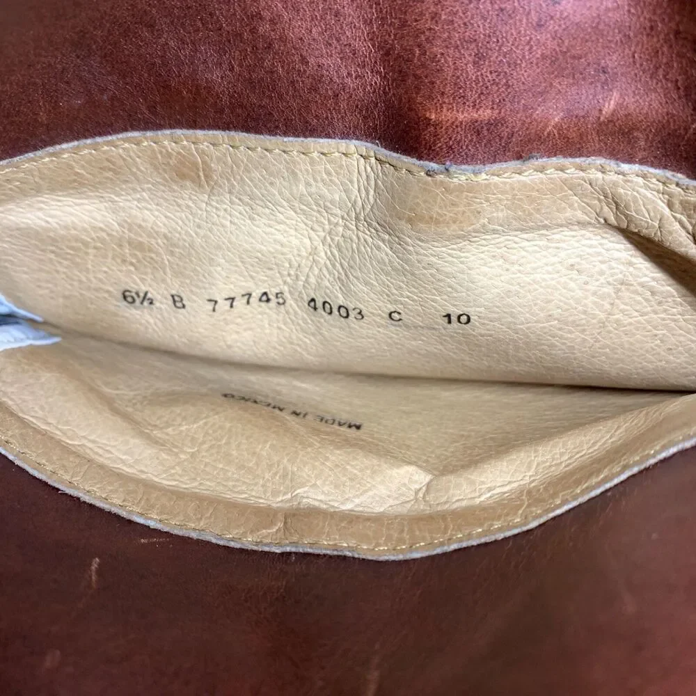 FRYE Shirley 77745 Brown Leather‎ Equestrian Riding Boots Women's 6.5B